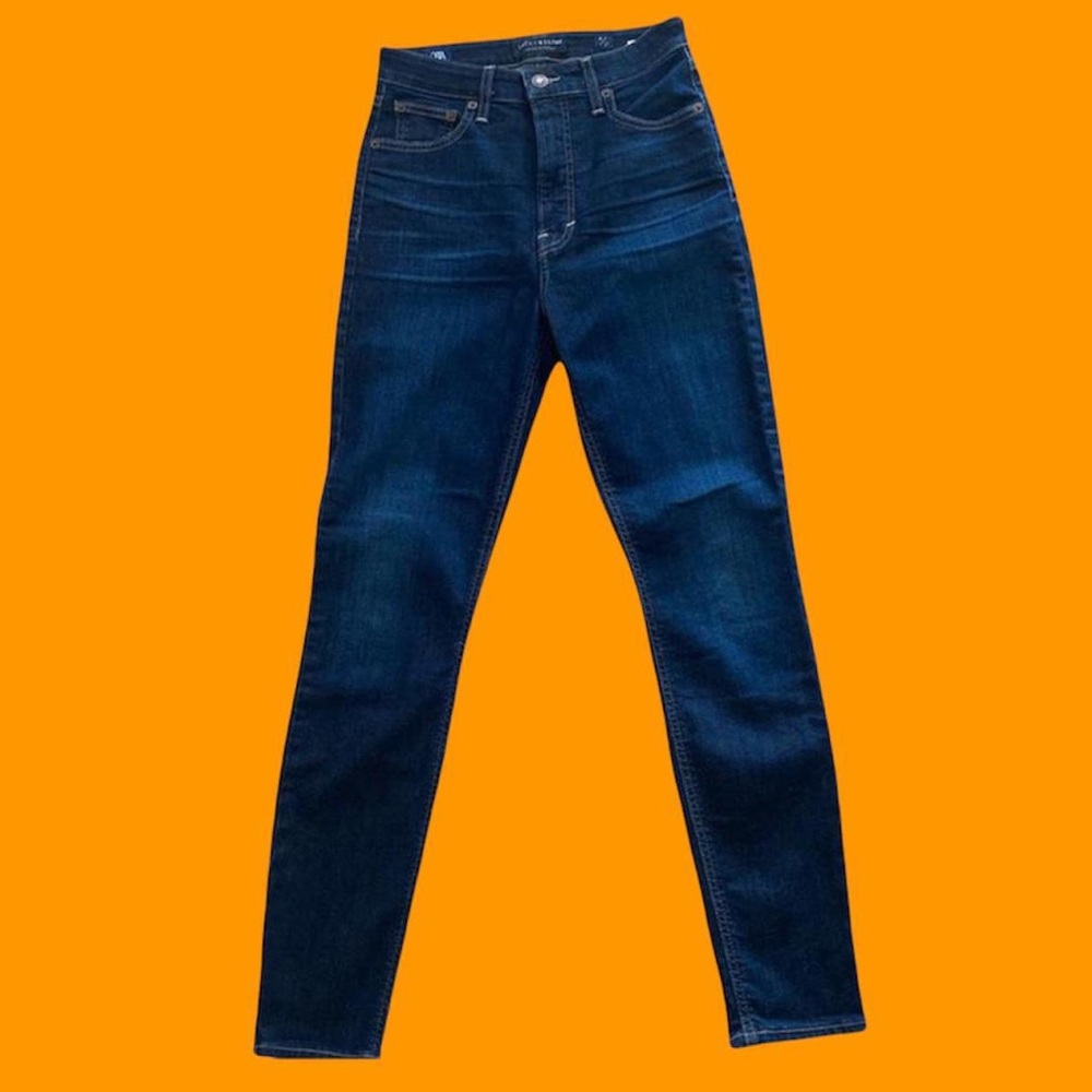 Dark Wash Lucky Brand High waisted Skinny Jeans
